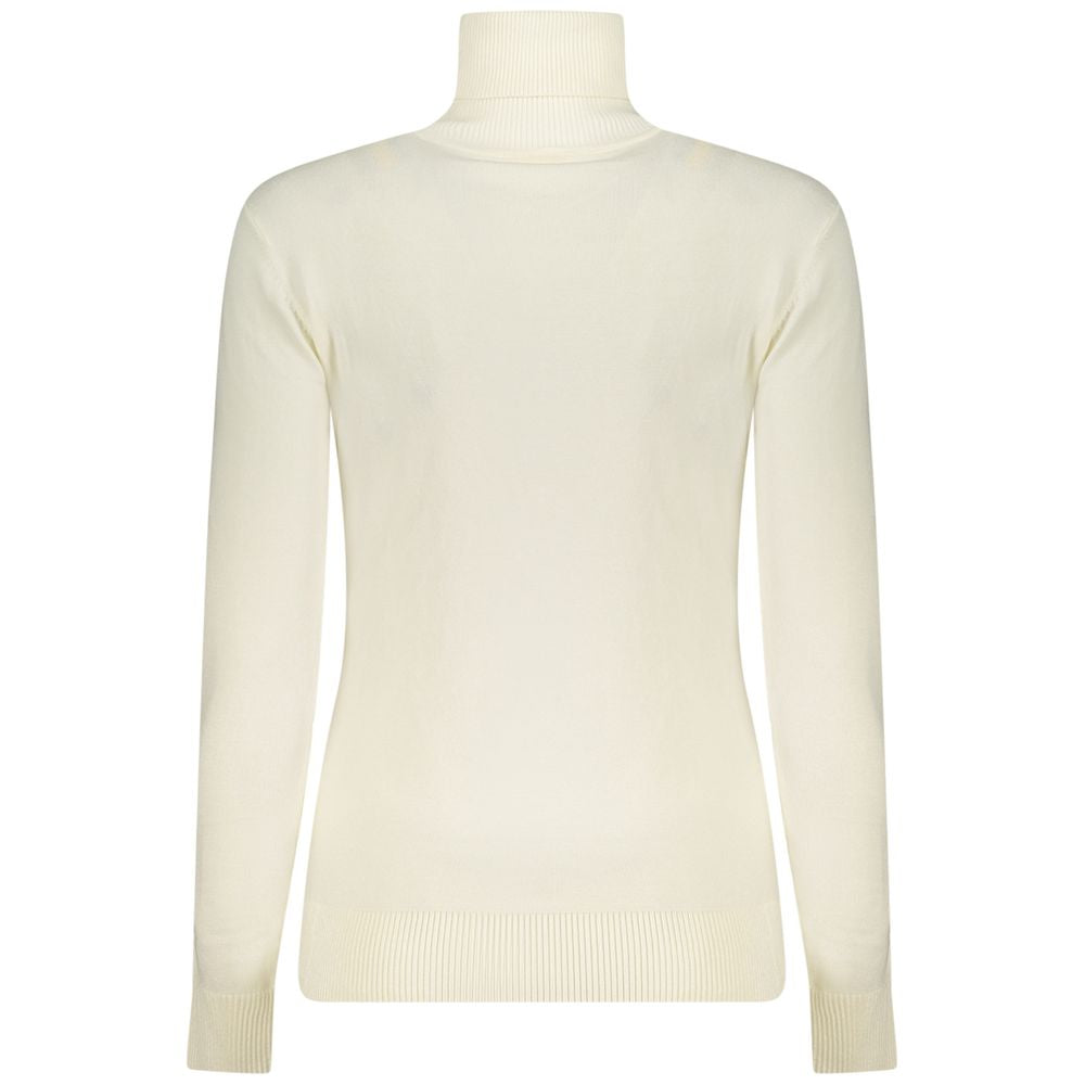Guess Jeans White Viscose Women Sweater $213.00 Guess Jeans Luzworld