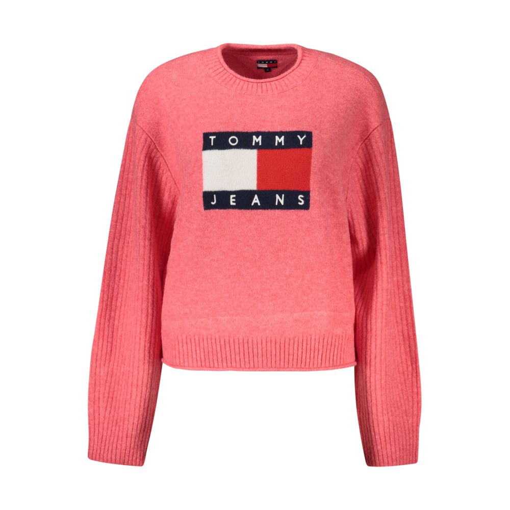 Tommy Hilfiger Pink Wool Women Sweater $254.00 Tommy Hilfiger Luzworld