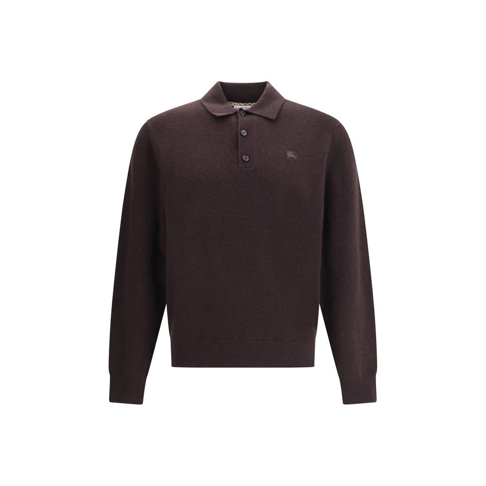 Burberry Cashmere long-sleeved polo Sweater $2028.00 Burberry Luzworld