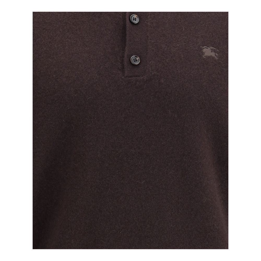 Burberry Cashmere long-sleeved polo Sweater $2028.00 Burberry Luzworld