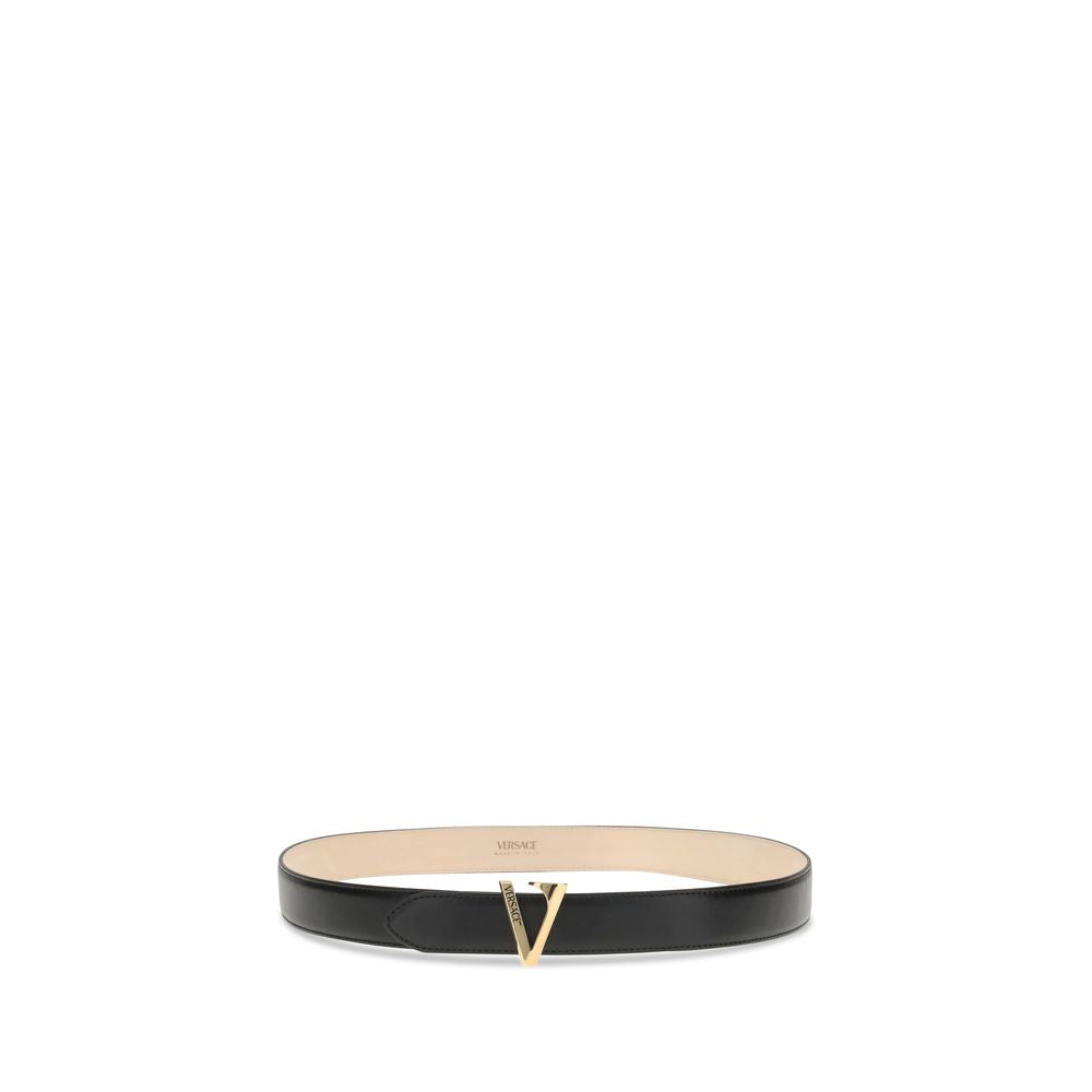 Versace Calfskin V Belt $884.00 Versace Luzworld
