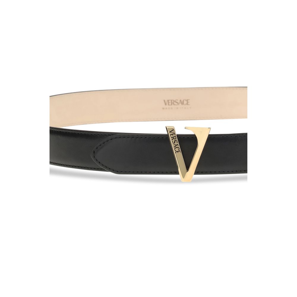 Versace Calfskin V Belt $884.00 Versace Luzworld