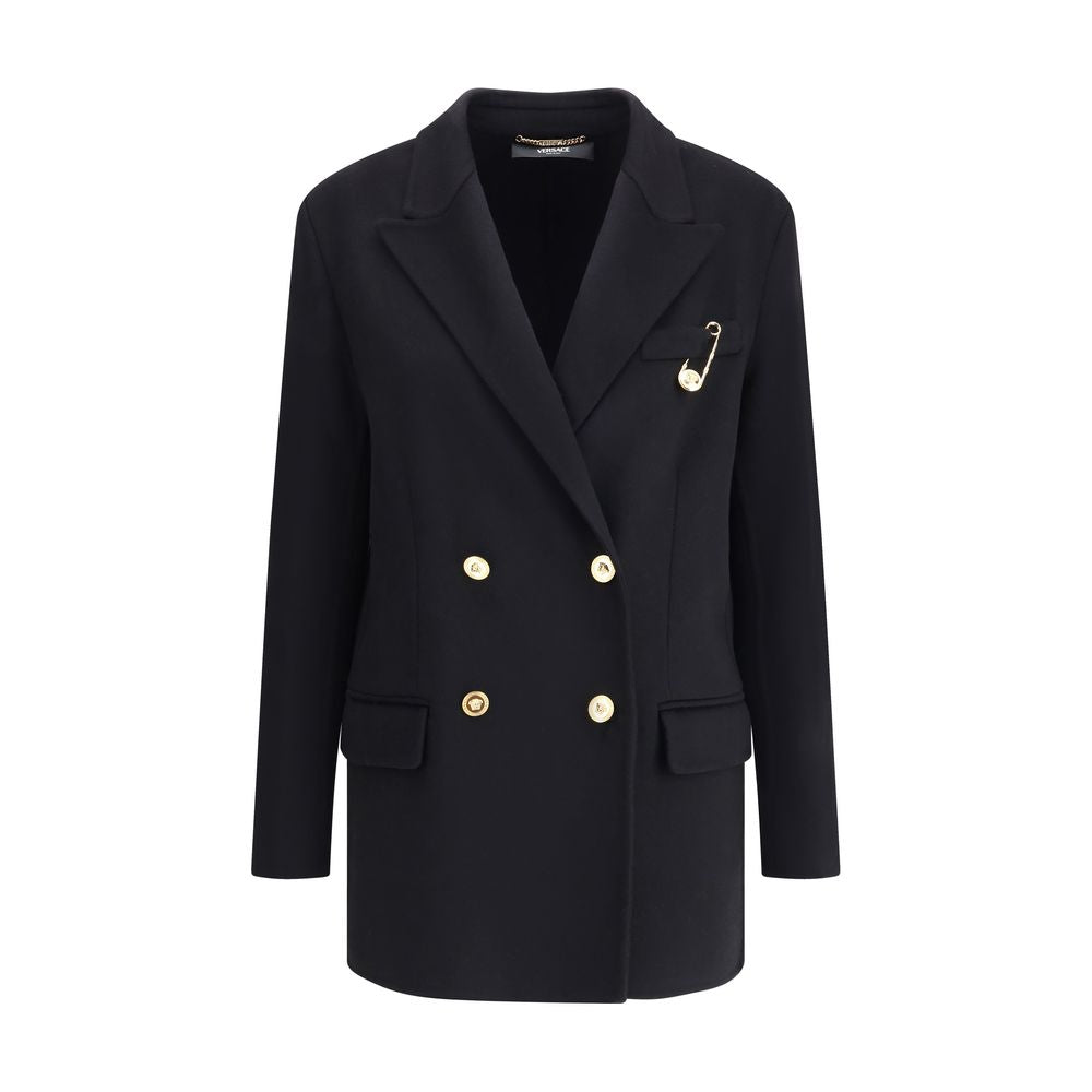 Versace Wool and cachemire Double-breasted Coat $5074.00 Versace Luzworld