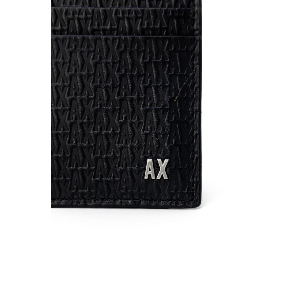 Armani Exchange Black Leather Wallet $162.00 Armani Exchange Luzworld