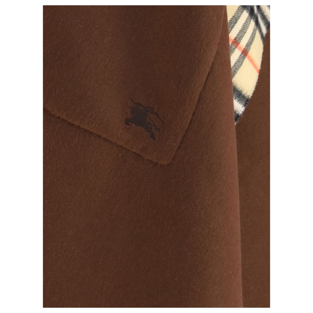 Burberry Reversible check wool cashmere Cape $3307.00 Burberry Luzworld