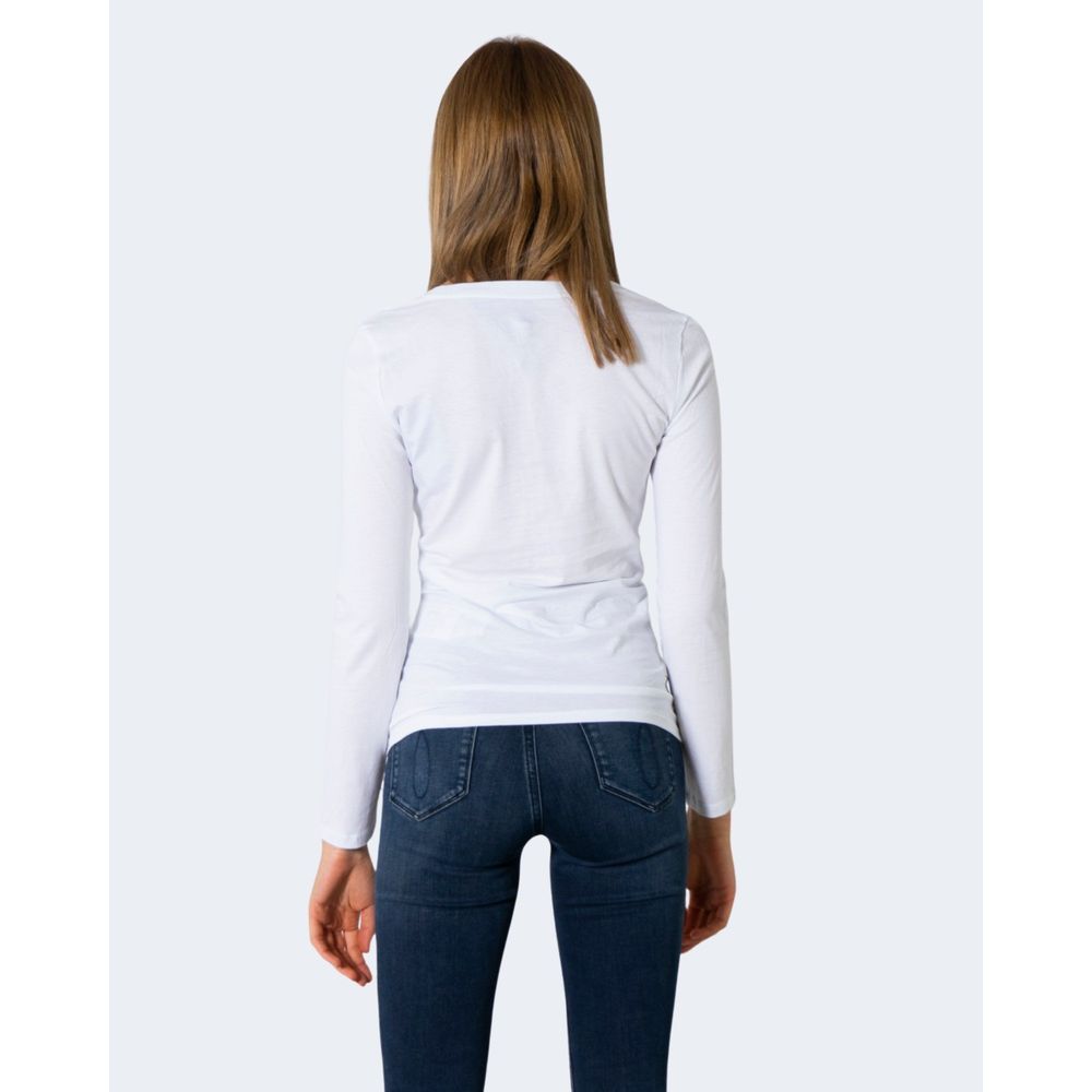 Armani Exchange White Cotton Long Sleeve $164.00 Armani Exchange Luzworld
