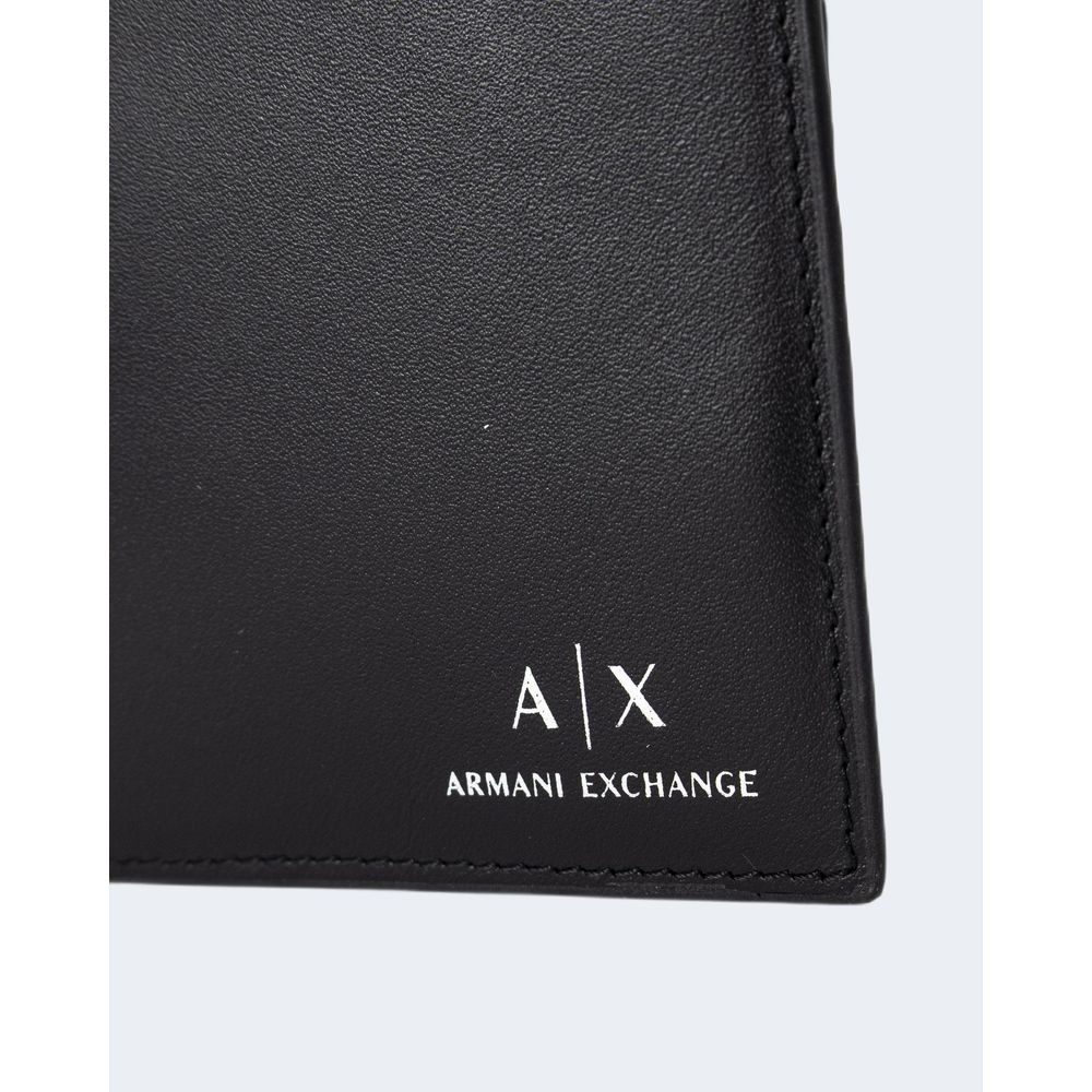 Armani Exchange Black Leather Wallet $197.00 Armani Exchange Luzworld