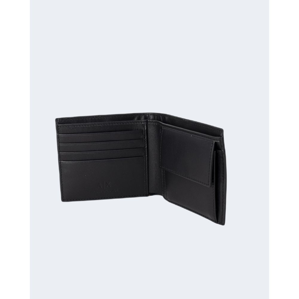 Armani Exchange Black Leather Wallet $197.00 Armani Exchange Luzworld
