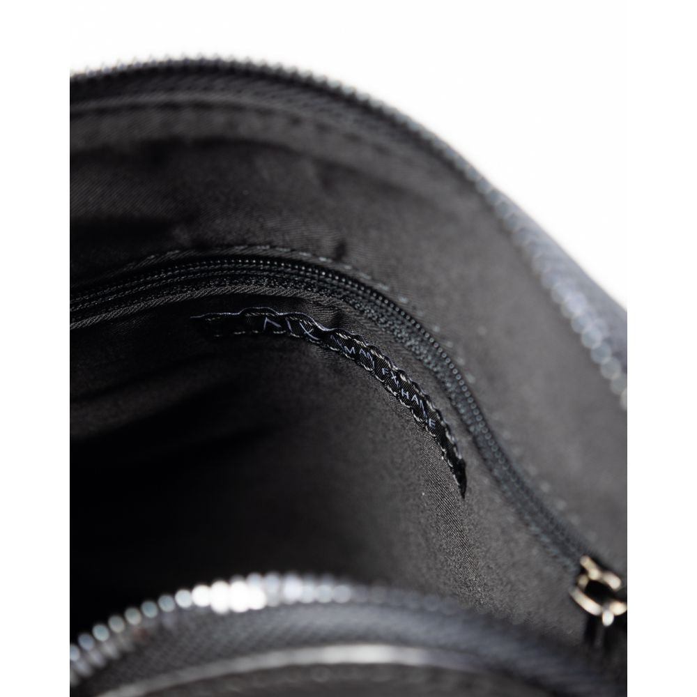 Armani Exchange Black Polyester Messenger Bag $219.00 Armani Exchange Luzworld