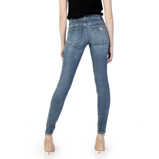 Guess Blue Cotton Skinny Jean $233.00 Guess Luzworld