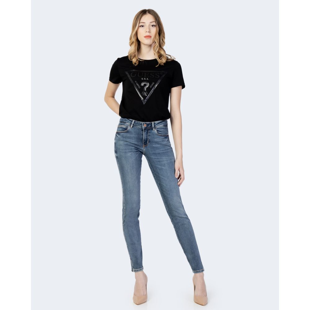 Guess Blue Cotton Skinny Jean $233.00 Guess Luzworld