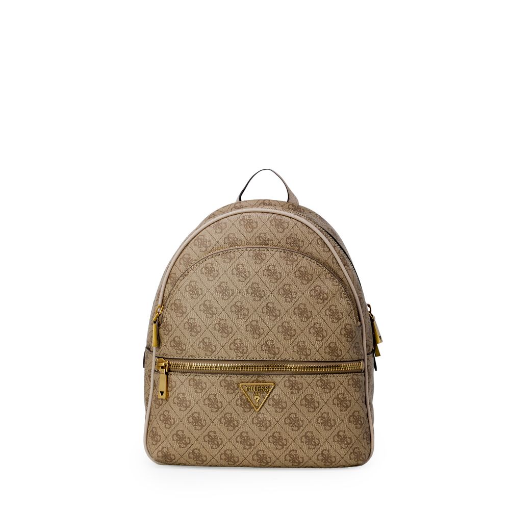 Guess Brown Polyethylene Backpack $323.00 Guess Luzworld