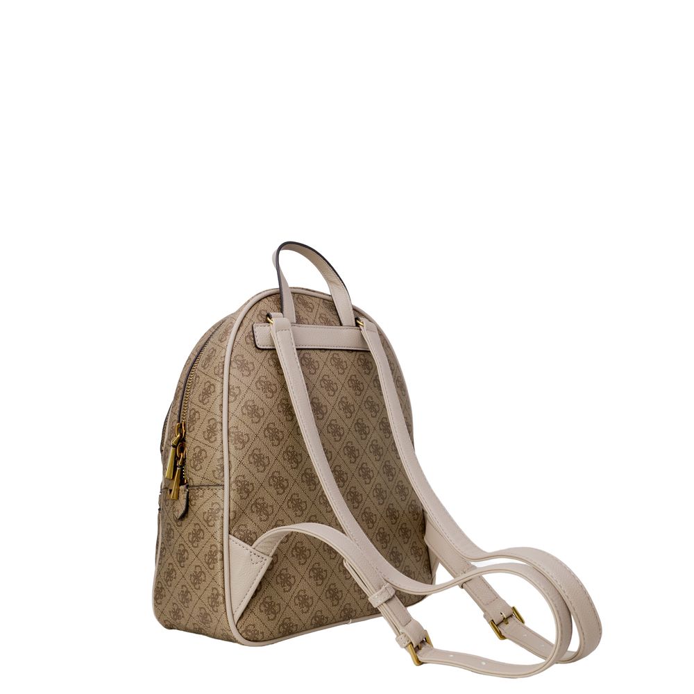 Guess Brown Polyethylene Backpack $323.00 Guess Luzworld