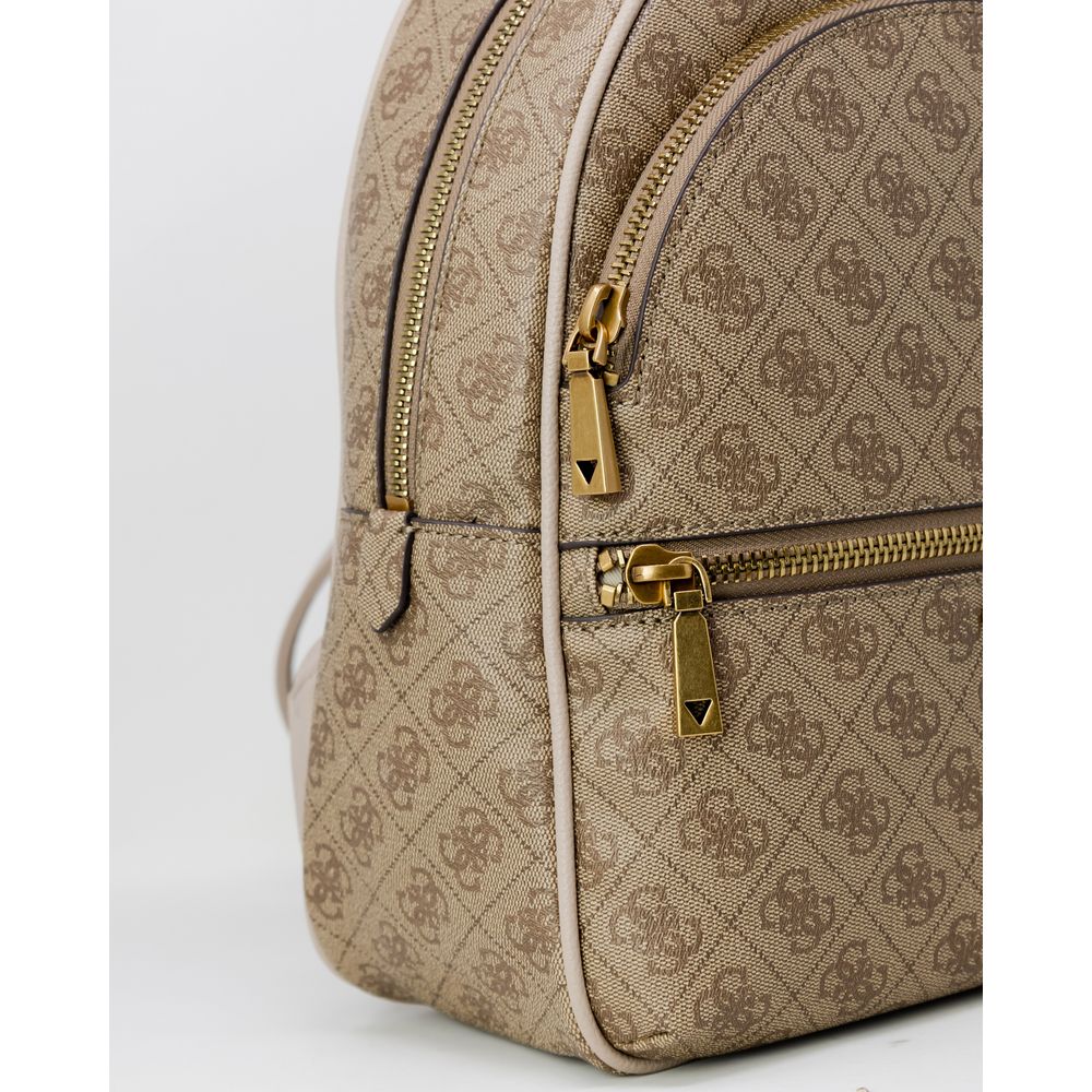 Guess Brown Polyethylene Backpack $323.00 Guess Luzworld