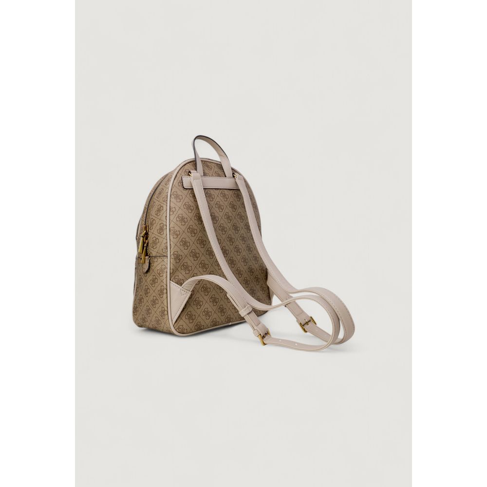 Guess Brown Polyethylene Backpack $323.00 Guess Luzworld
