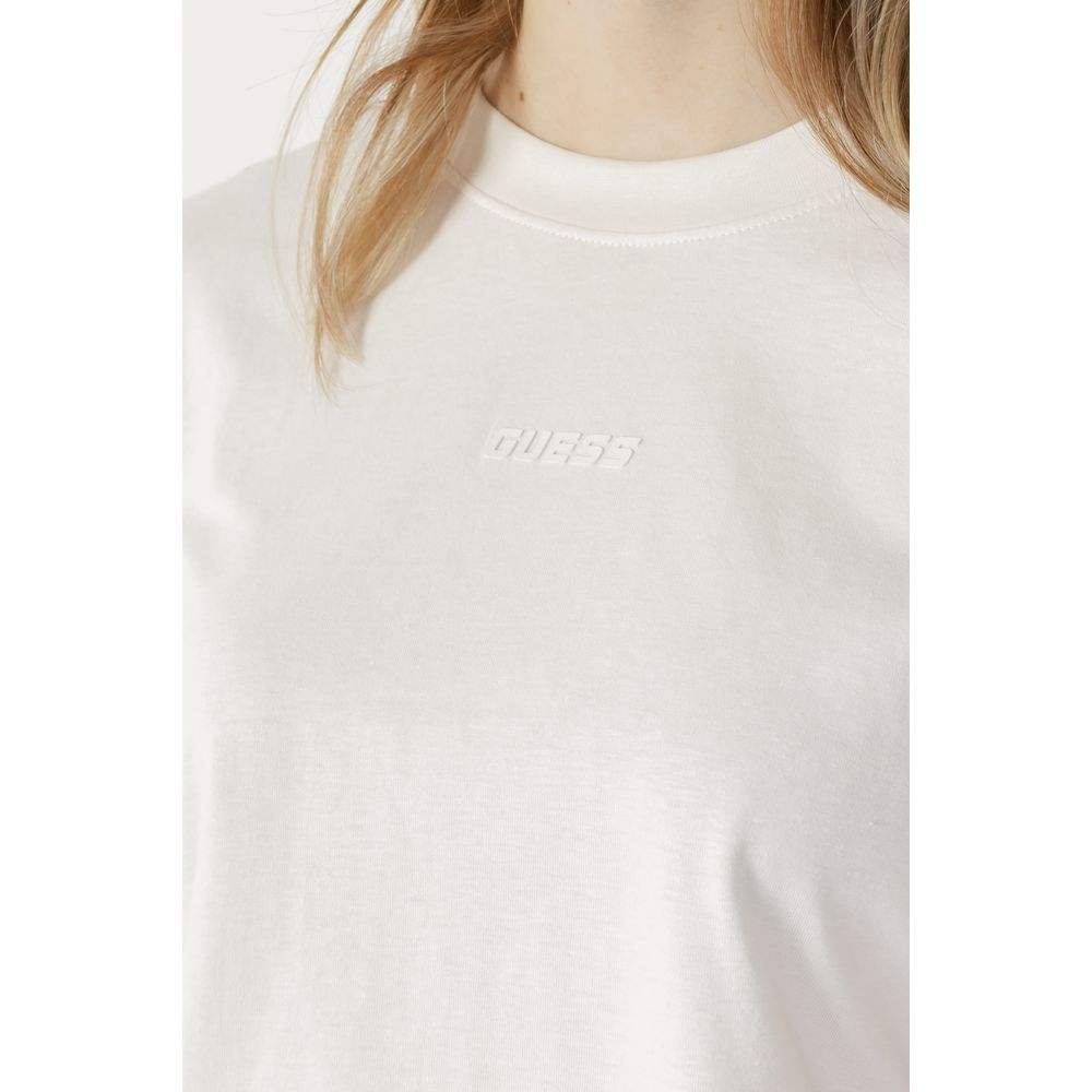 Guess Active Cream Cotton T-Shirt $140.00 Guess Active Luzworld
