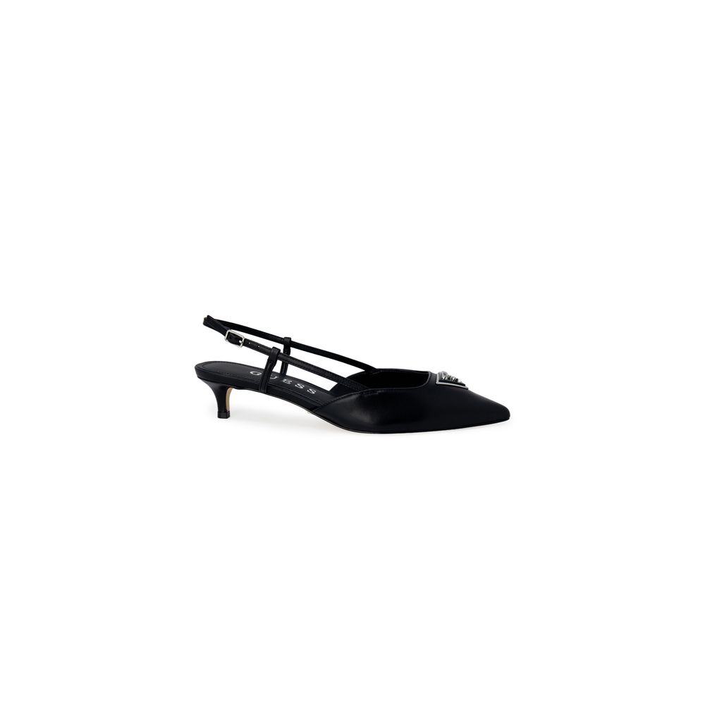 Guess Black Polyester High Heel $280.00 Guess Luzworld