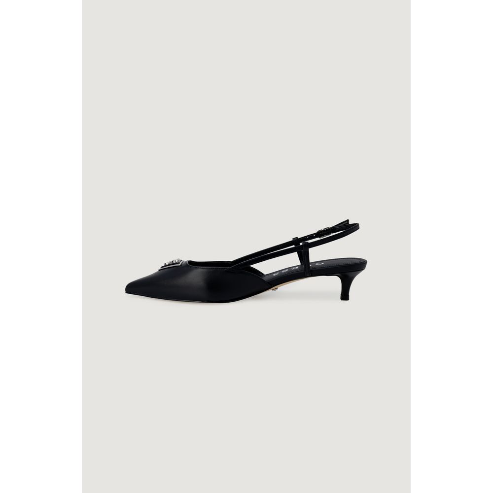 Guess Black Polyester High Heel $280.00 Guess Luzworld
