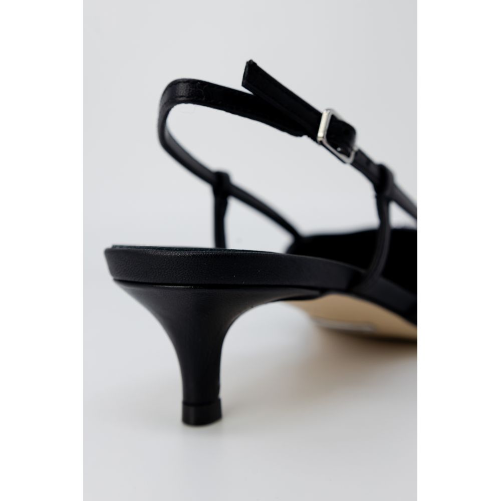 Guess Black Polyester High Heel $280.00 Guess Luzworld
