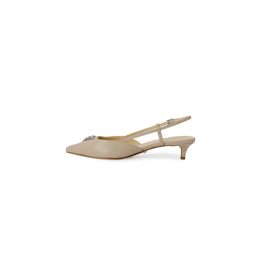 Guess Beige Polyester High Heel $280.00 Guess Luzworld