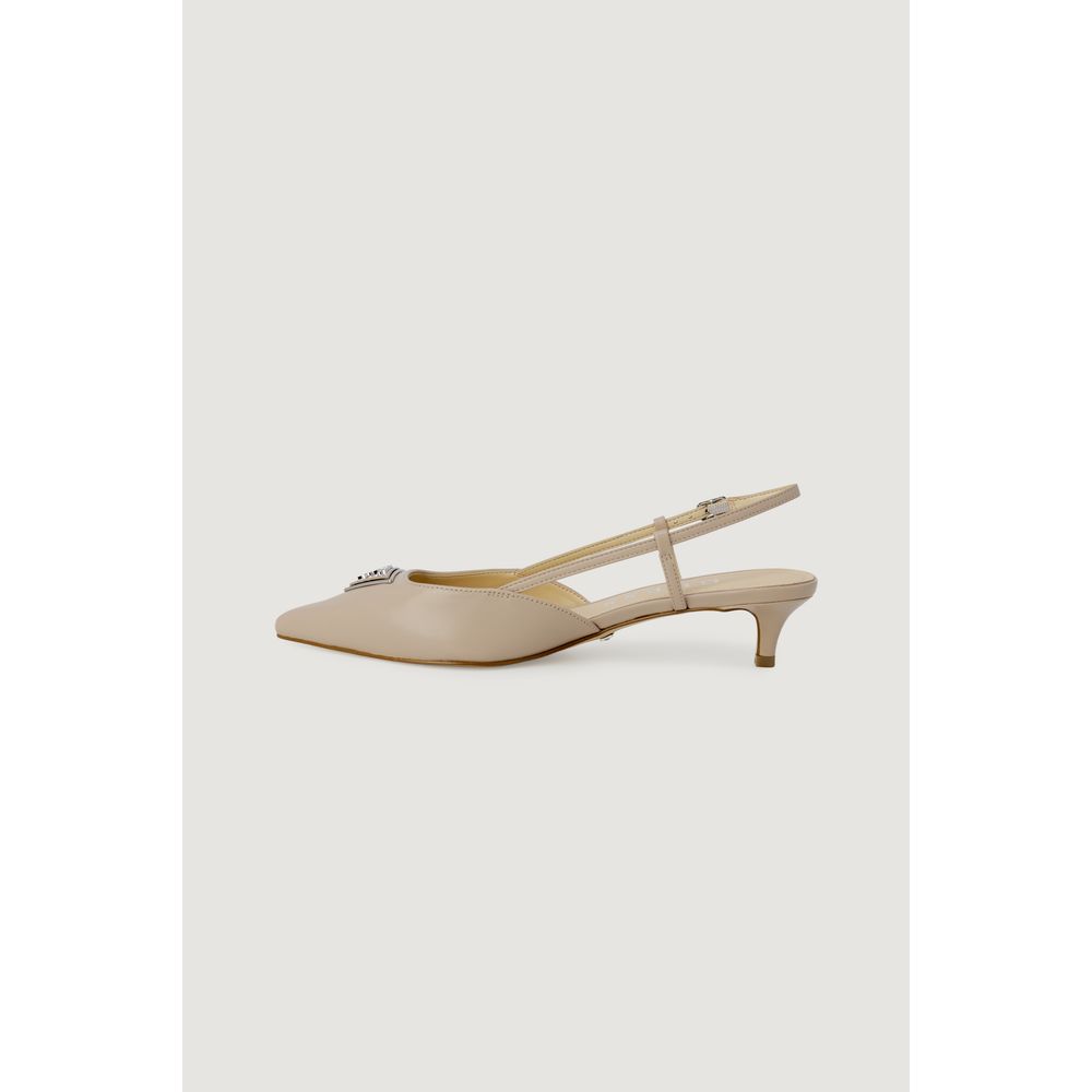 Guess Beige Polyester High Heel $280.00 Guess Luzworld