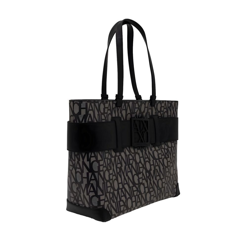 Armani Exchange Black Polyethylene Handbag $369.00 Armani Exchange Luzworld
