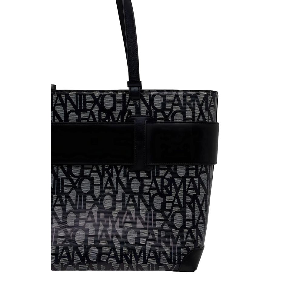 Armani Exchange Black Polyethylene Handbag $369.00 Armani Exchange Luzworld