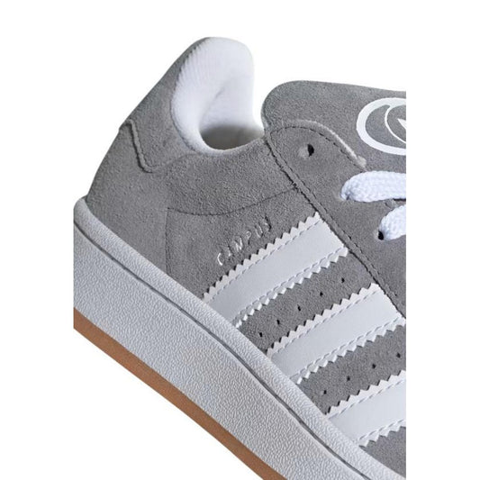 Adidas Gray Leather Sneaker $220.00 Adidas Luzworld