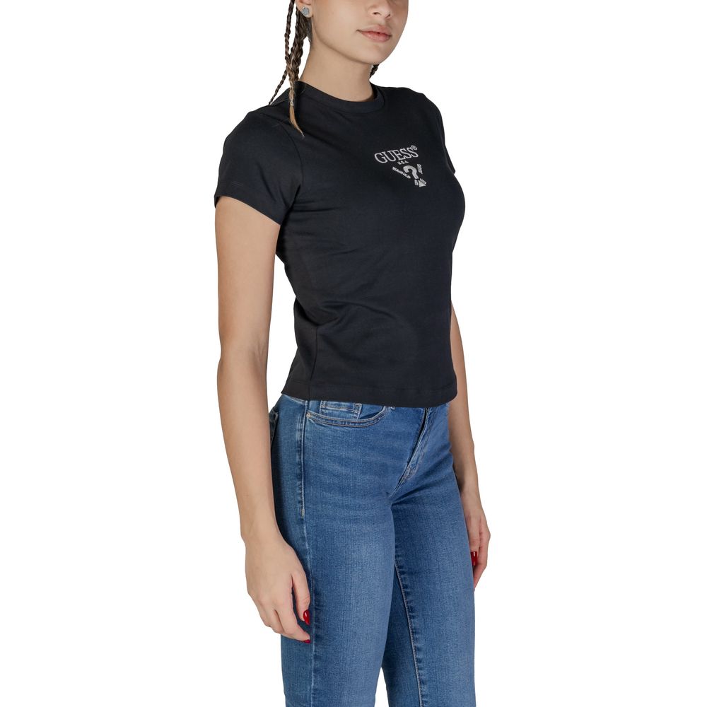Guess Active Black Cotton T-Shirt $133.00 Guess Active Luzworld