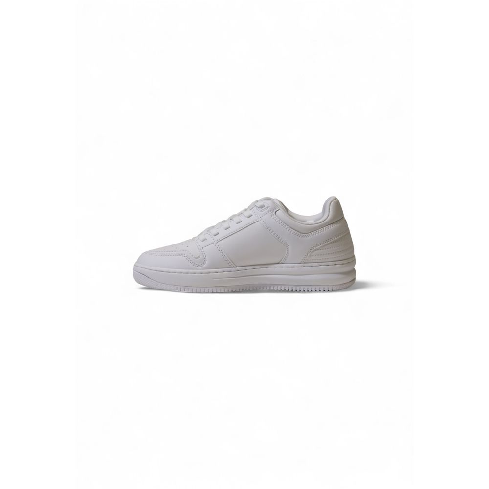 EA7 Emporio Armani White Polyester Sneaker $289.00 EA7 Emporio Armani Luzworld