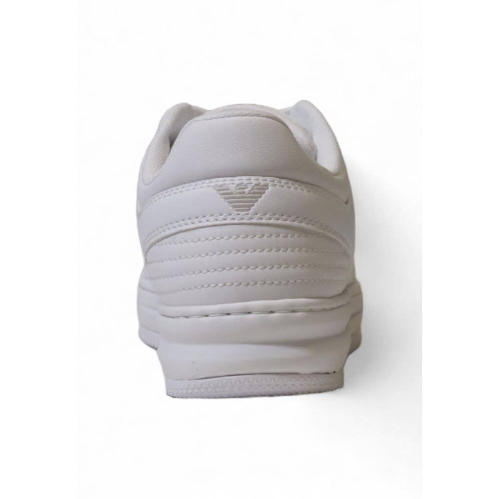 EA7 Emporio Armani White Polyester Sneaker $289.00 EA7 Emporio Armani Luzworld