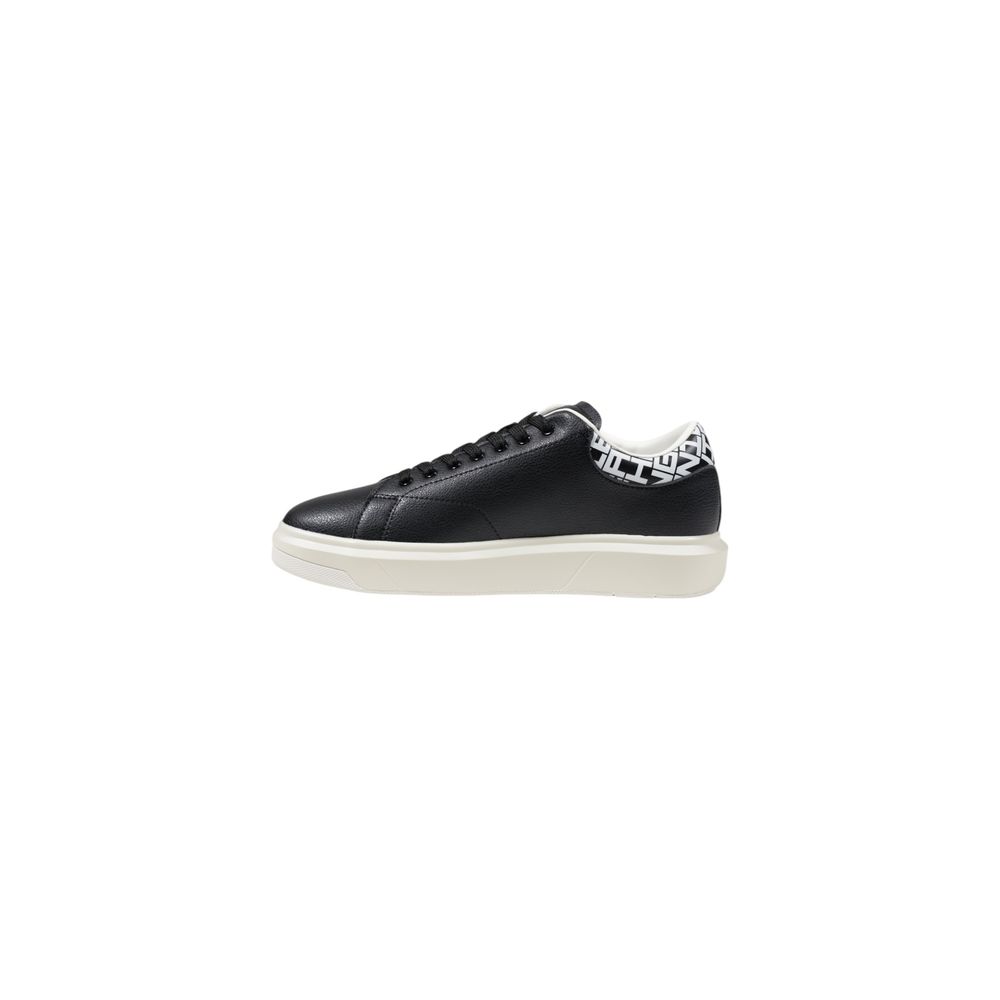 Armani Exchange Black And White Leather Sneaker $543.00 Armani Exchange Luzworld