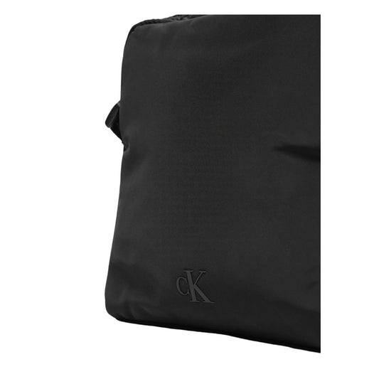 Calvin Klein Black Recycled Polyester Messenger Bag $164.00 Calvin Klein Luzworld