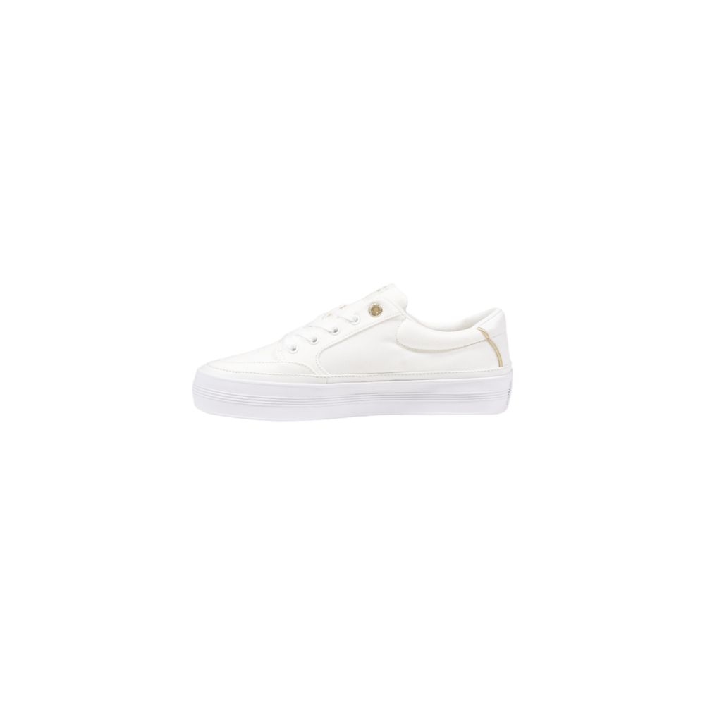 Tommy Hilfiger Cream Recycled Cotton Sneaker $207.00 Tommy Hilfiger Luzworld