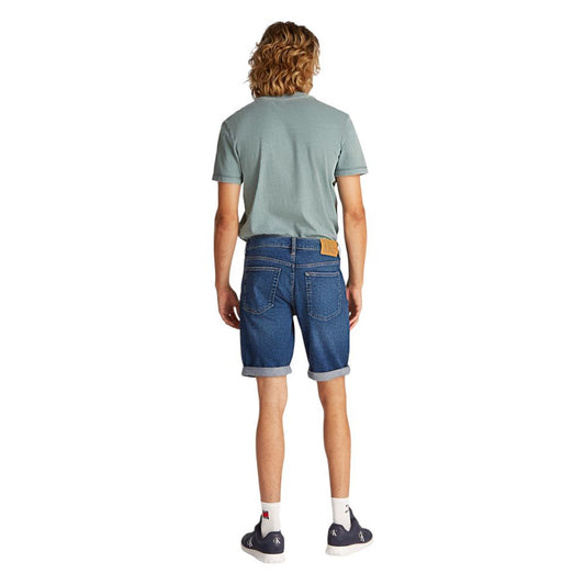 Calvin Klein Jeans Blue Cotton Bermuda $176.00 Calvin Klein Jeans Luzworld