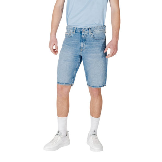 Calvin Klein Jeans Blue Cotton Bermuda $176.00 Calvin Klein Jeans Luzworld