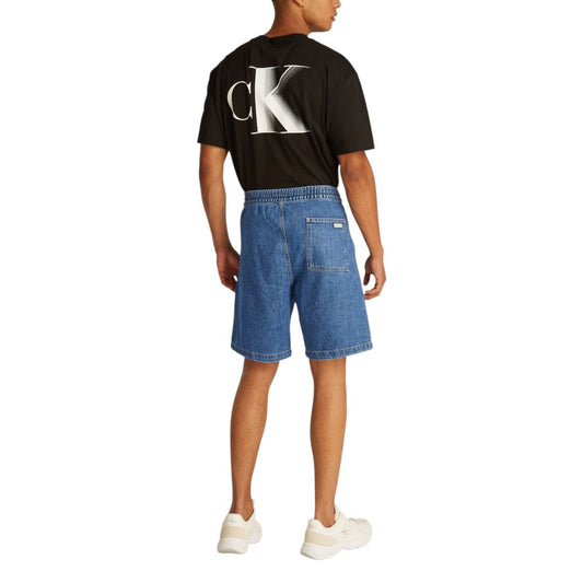 Calvin Klein Jeans Blue Cotton Bermuda $206.00 Calvin Klein Jeans Luzworld