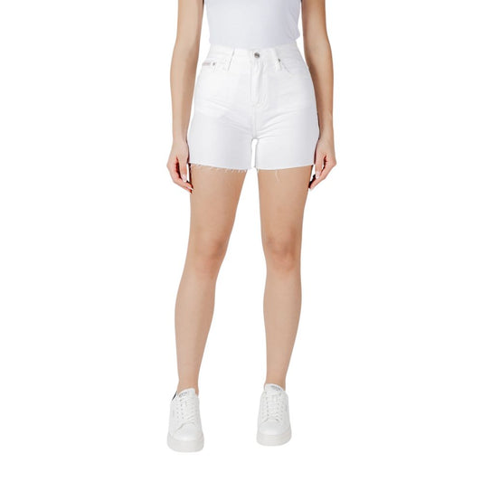 Calvin Klein Jeans White Cotton Short $176.00 Calvin Klein Jeans Luzworld