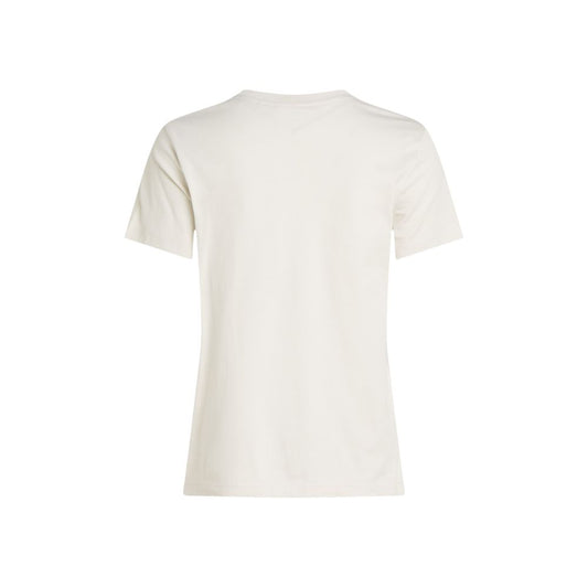 Calvin Klein Jeans Beige Recycled Cotton T-Shirt $133.00 Calvin Klein Jeans Luzworld