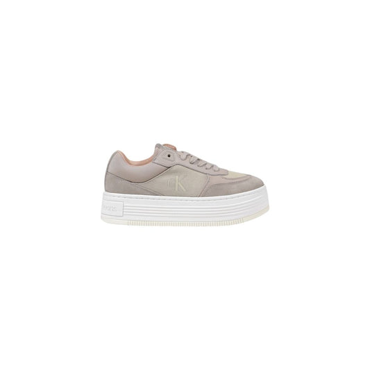 Calvin Klein Jeans Beige Recycled Cotton Sneaker $254.00 Calvin Klein Jeans Luzworld