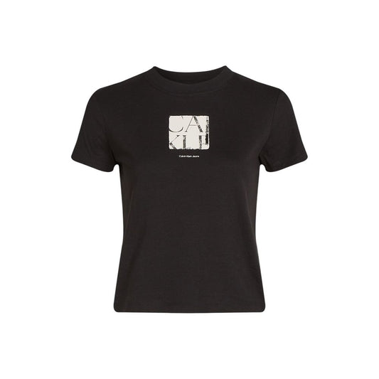 Calvin Klein Jeans Black Recycled Cotton T-Shirt $133.00 Calvin Klein Jeans Luzworld