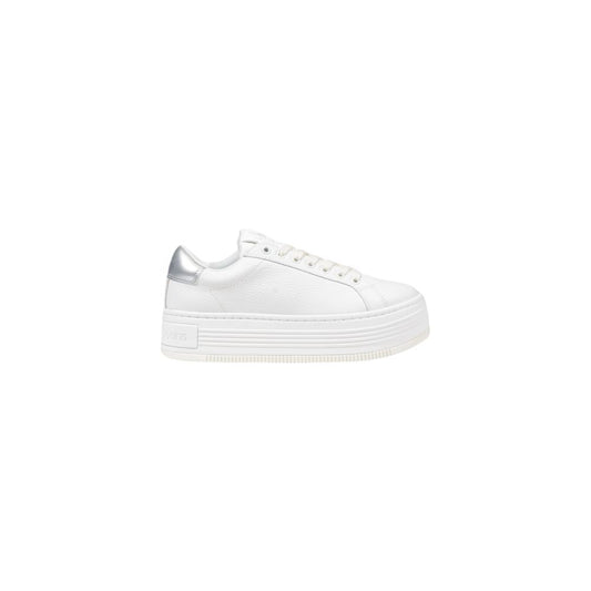 Calvin Klein Jeans Silver Leather Sneaker $266.00 Calvin Klein Jeans Luzworld