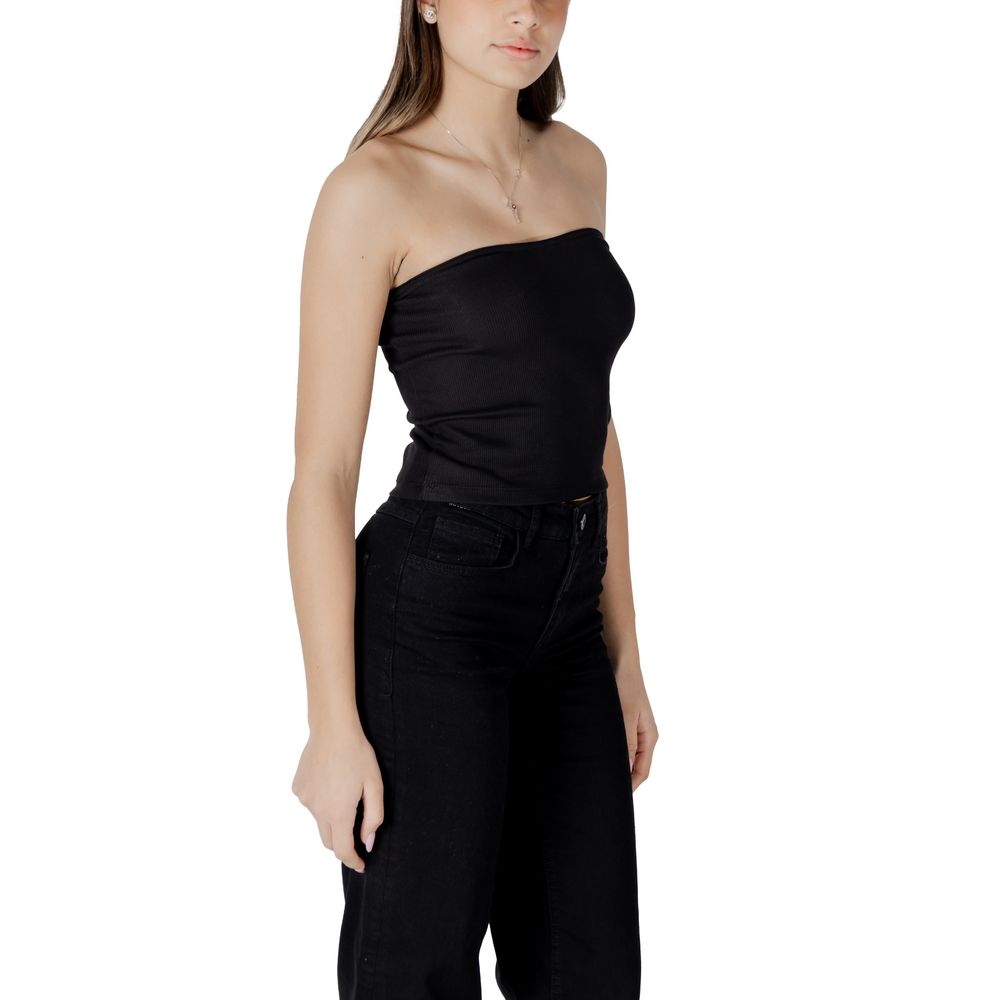 Calvin Klein Jeans Black Recycled Cotton Top $133.00 Calvin Klein Jeans Luzworld