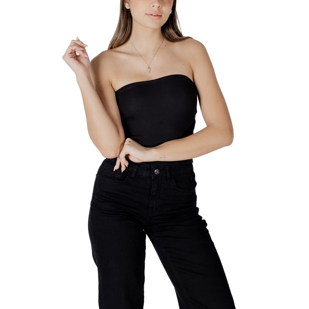 Calvin Klein Jeans Black Recycled Cotton Top $133.00 Calvin Klein Jeans Luzworld