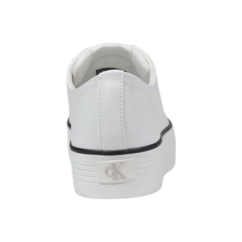 Calvin Klein Jeans Black And White Leather Sneaker $221.00 Calvin Klein Jeans Luzworld