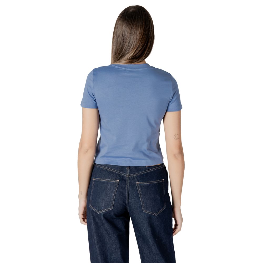 Calvin Klein Jeans Light Blue Recycled Cotton T-Shirt $133.00 Calvin Klein Jeans Luzworld