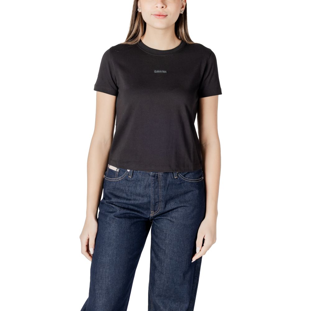 Calvin Klein Jeans Black Recycled Cotton T-Shirt $133.00 Calvin Klein Jeans Luzworld