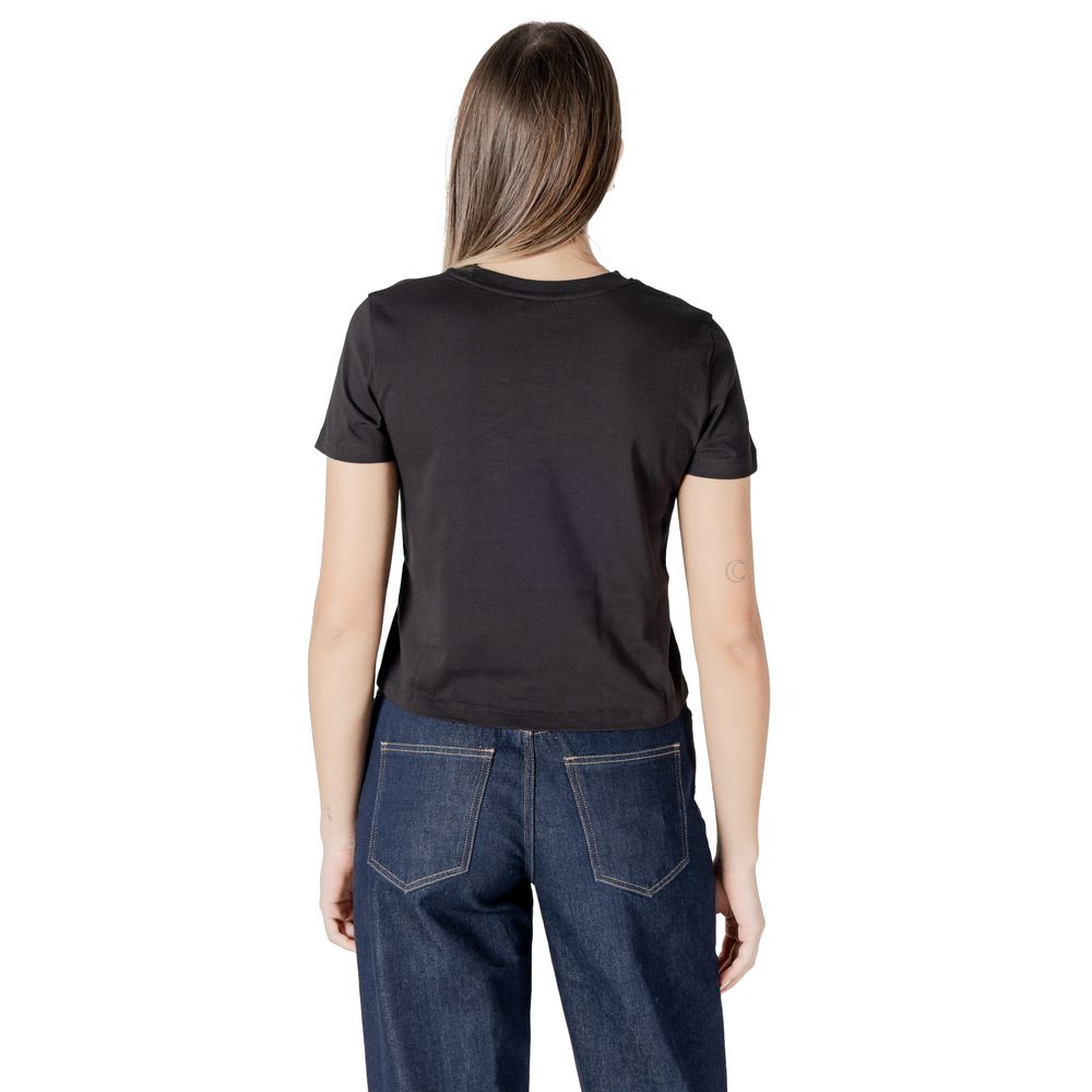 Calvin Klein Jeans Black Recycled Cotton T-Shirt $133.00 Calvin Klein Jeans Luzworld