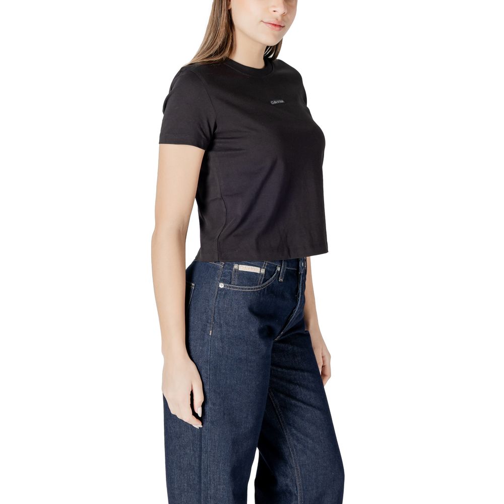 Calvin Klein Jeans Black Recycled Cotton T-Shirt $133.00 Calvin Klein Jeans Luzworld