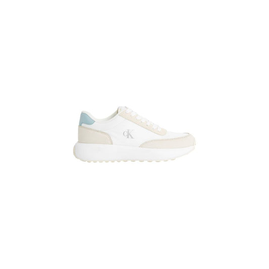 Calvin Klein Jeans Cream Leather Sneaker $254.00 Calvin Klein Jeans Luzworld